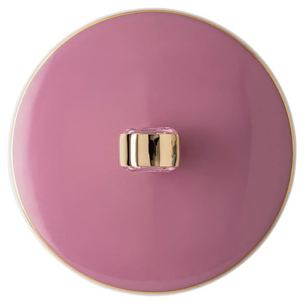 Signum mug with lid Porcelain, Pink - Image 6