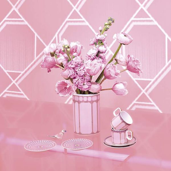 Signum plate Porcelain, Small, Pink