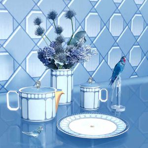 Signum plate set Porcelain, Medium, Multicolored