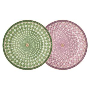 Signum plate set Porcelain, Medium, Multicolored