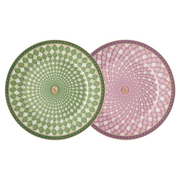 Signum plate set Porcelain, Medium, Multicolored