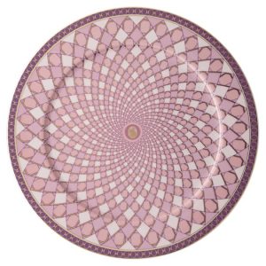 Signum service plate Porcelain, Large, Pink