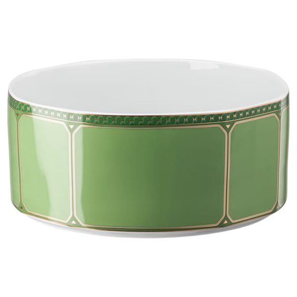 Signum serving bowl Porcelain, Large, Green