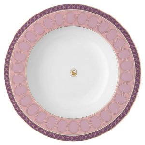 Signum soup plate Porcelain, Pink