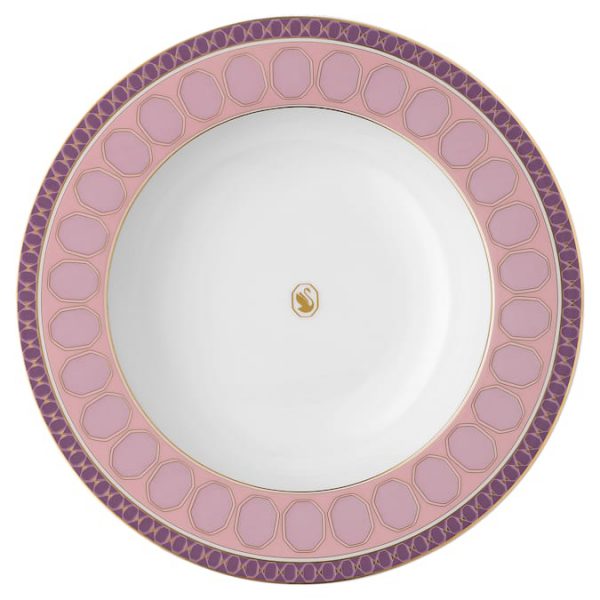 Signum soup plate Porcelain, Pink