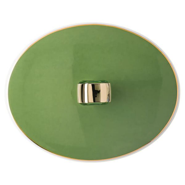 Signum sugar bowl Porcelain, Green - Image 5