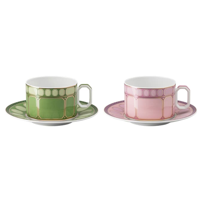 Signum teacup set Porcelain, Multicolored - Image 2