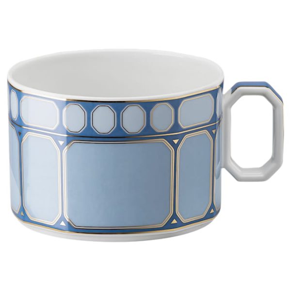 Signum teacup with saucer Porcelain, Blue - Image 3