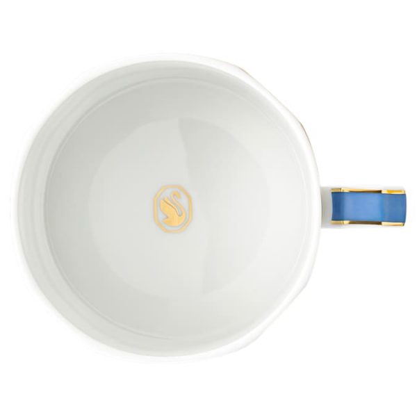 Signum teacup with saucer Porcelain, Blue - Image 4