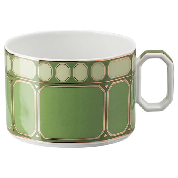 Signum teacup with saucer Porcelain, Green - Image 3