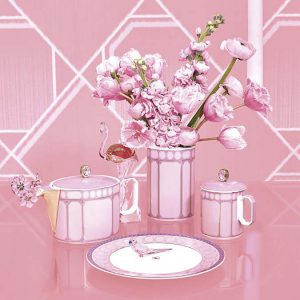 Signum teapot Porcelain, Small, Pink