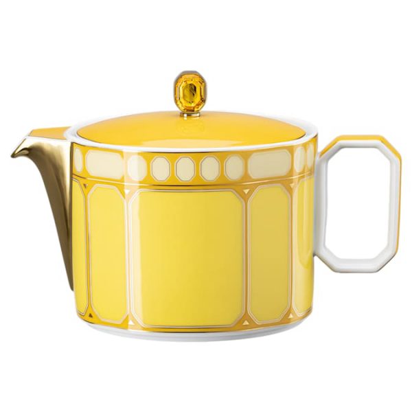 Signum teapot Porcelain, Small, Yellow - Image 2