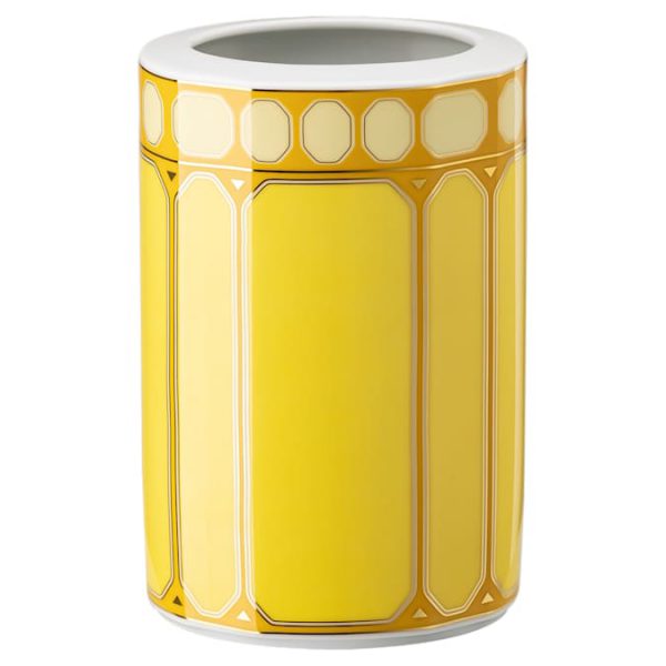 Signum vase Porcelain, Medium, Yellow - Image 2