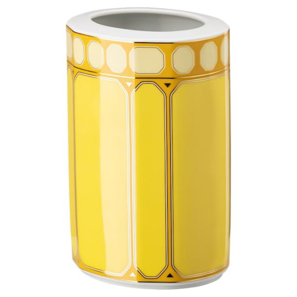 Signum vase Porcelain, Medium, Yellow - Image 3