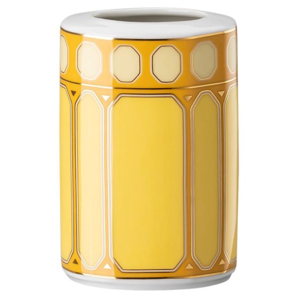 Signum vase Porcelain, Small, Yellow