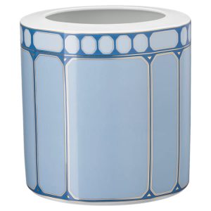 Signum vase Porcelain, Wide, Blue