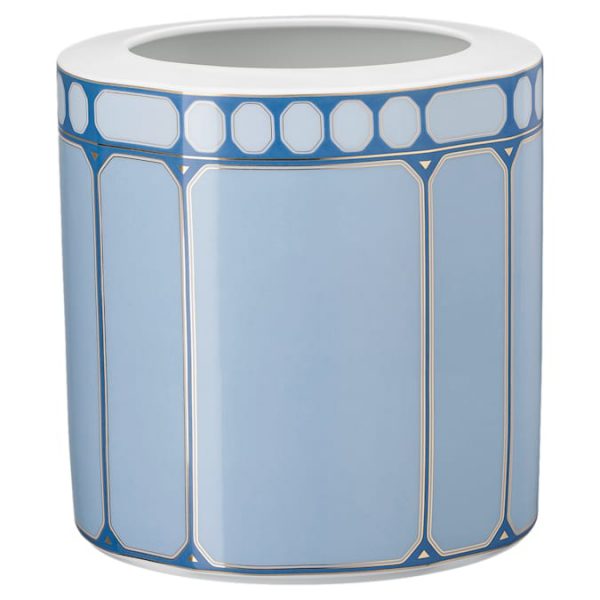 Signum vase Porcelain, Wide, Blue