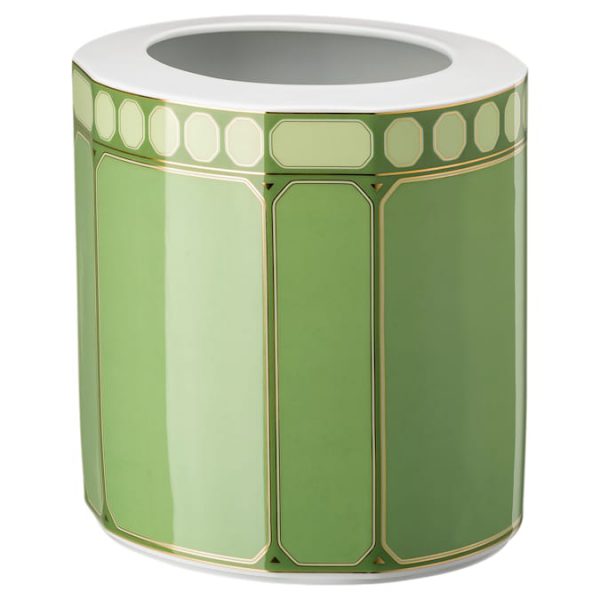 Signum vase Porcelain, Wide, Green - Image 3