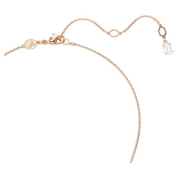 Snake pendant Mixed cuts, Year of the Snake, Red, Rose gold-tone plated - Image 3