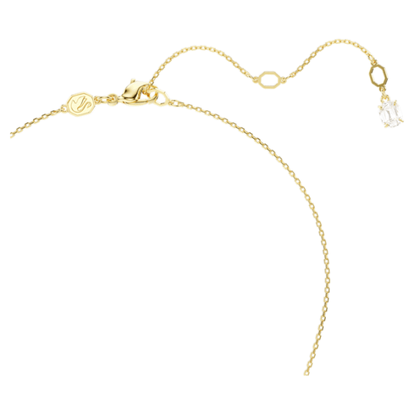 Snake set Crystal pearl, Mixed cuts, Year of the Snake, White, Gold-tone plated - Image 3