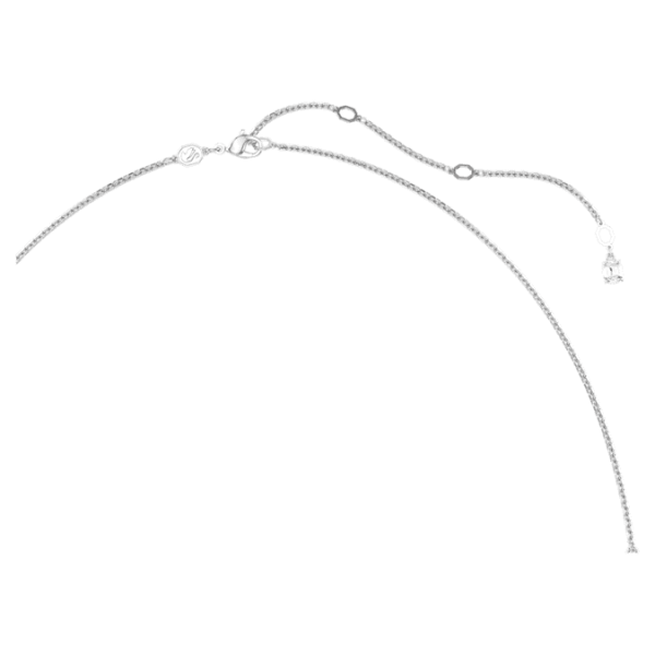 Snake strandage Crystal pearl, Mixed cuts, Year of the Snake, White, Rhodium plated - Image 4
