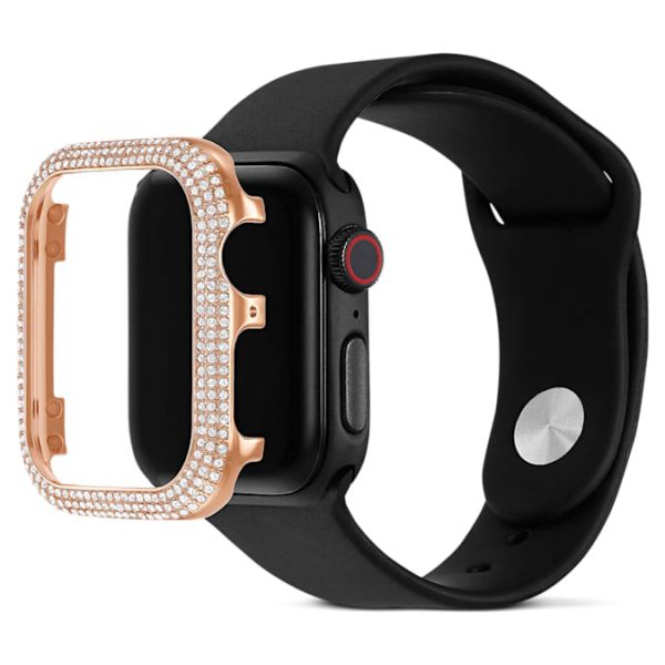 Sparkling case For Apple Watch® Series 4 & 5, 40 mm, Rose gold tone - Image 4