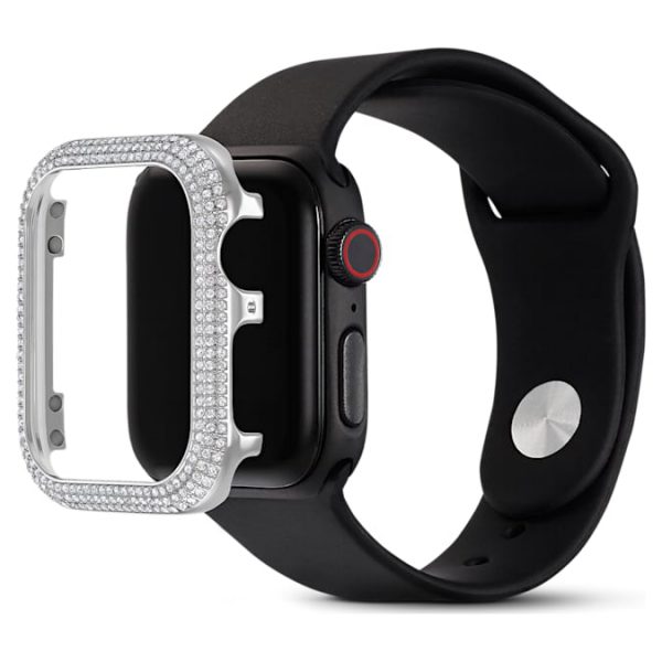 Sparkling case For Apple Watch® Series 4 & 5, 40 mm, Silver tone - Image 4