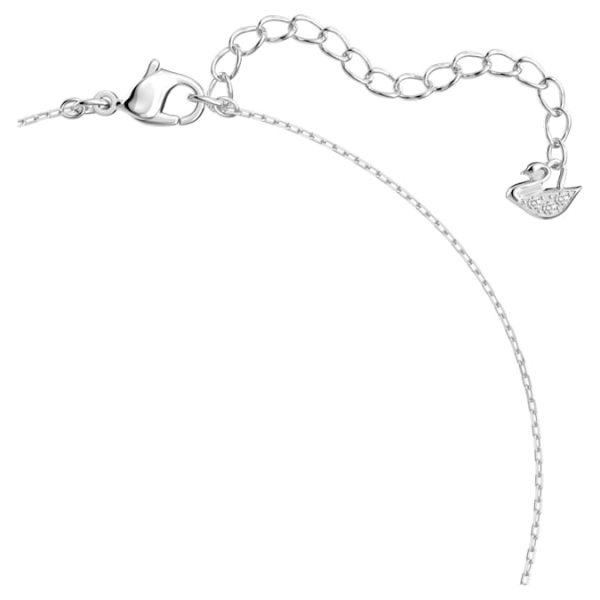 Stilla Attract pendant Round cut, White, Rhodium plated - Image 4