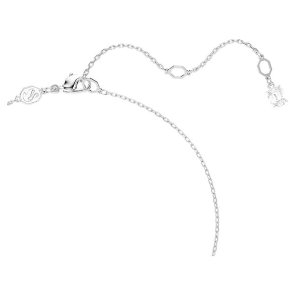 Stilla Attract pendant Square cut, White, Rhodium plated - Image 4
