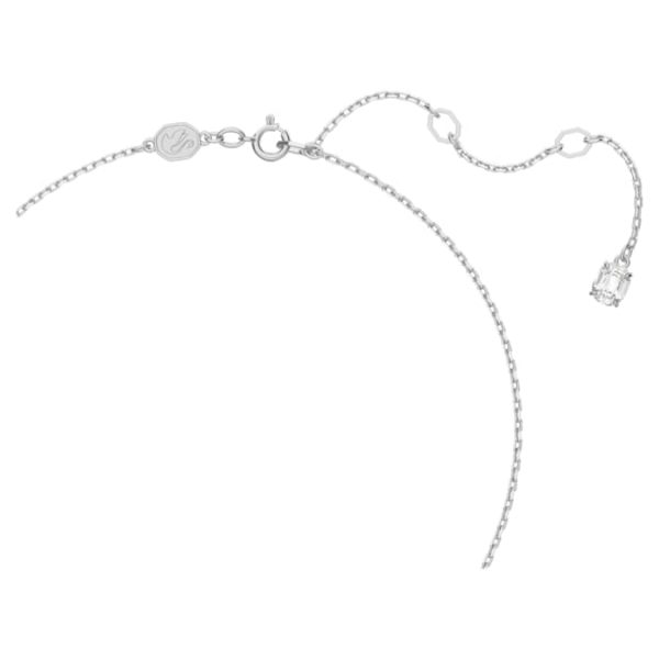 Stilla set Round cut, White, Rhodium plated - Image 4