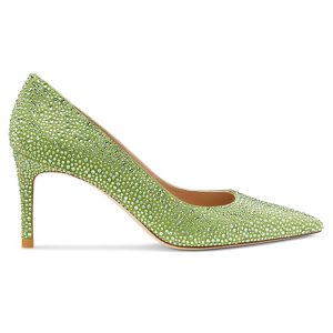 STUART WEITZMAN Stuart Power Shine pump Green