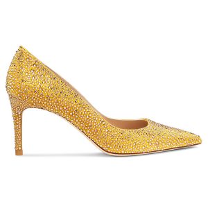 STUART WEITZMAN Stuart Power Shine pump Yellow