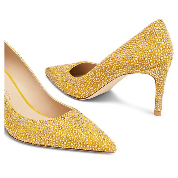 STUART WEITZMAN Stuart Power Shine pump Yellow - Image 3