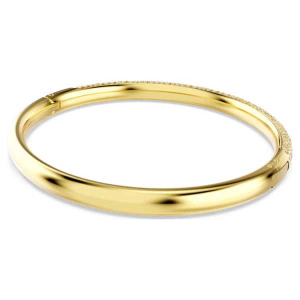 Sublima bangle Snow pavé, Gold tone, Gold-tone plated - Image 5