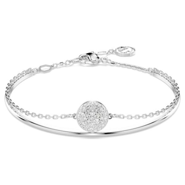 Sublima bangle White, Rhodium plated - Image 2