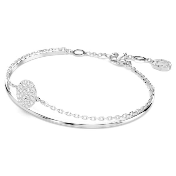 Sublima bangle White, Rhodium plated - Image 3