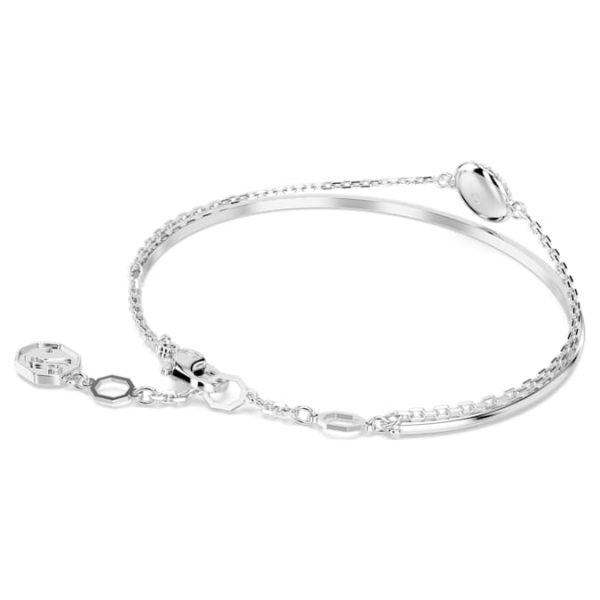 Sublima bangle White, Rhodium plated - Image 5