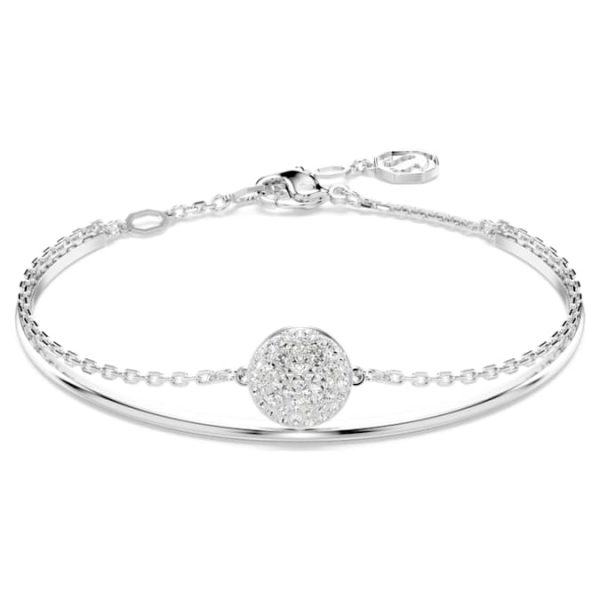 Sublima bangle White, Rhodium plated - Image 8