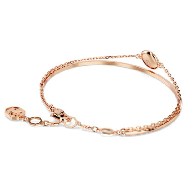 Sublima bangle White, Rose gold-tone plated - Image 5