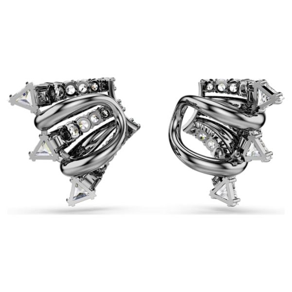 Sublima ear cuffs White, Ruthenium plated - Image 5