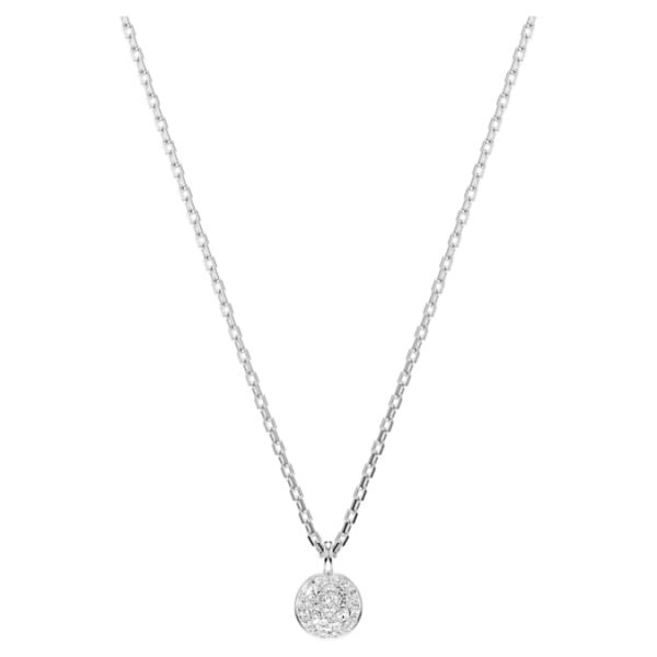 Sublima layered pendant White, Rhodium plated - Image 6