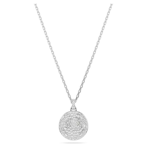 Sublima layered pendant White, Rhodium plated - Image 7