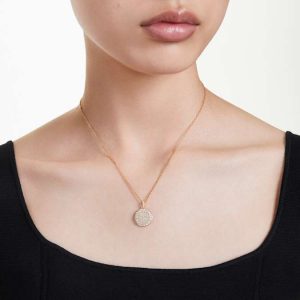 Sublima pendant White, Gold-tone plated