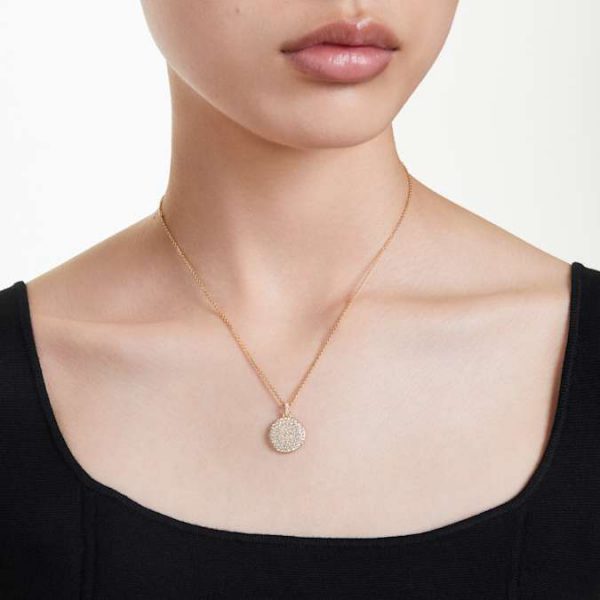 Sublima pendant White, Gold-tone plated