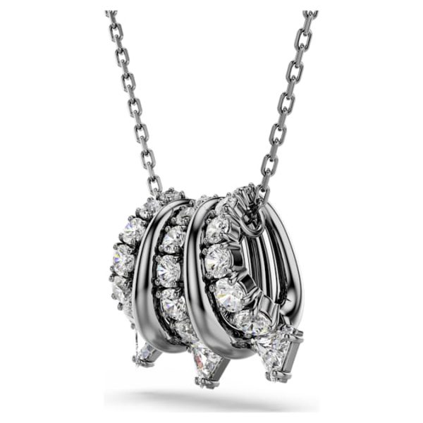 Sublima pendant White, Ruthenium plated - Image 4