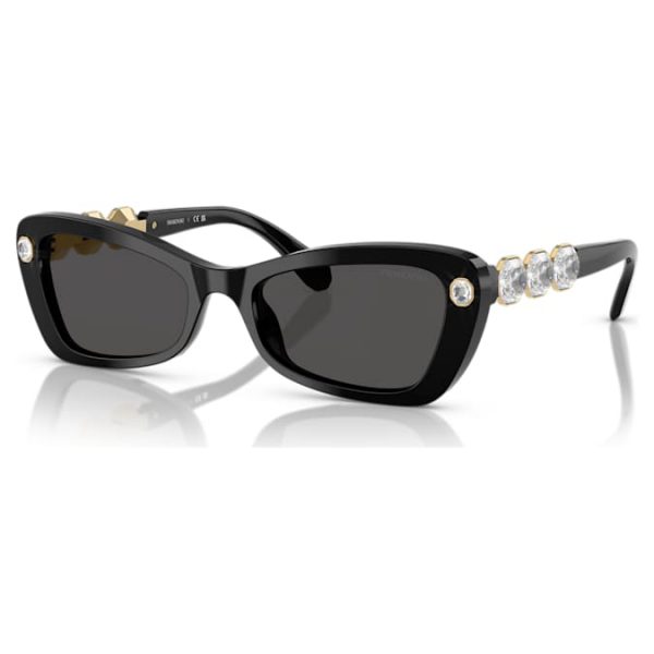 Sunglasses Butterfly shape, SK6033, Black - Image 2
