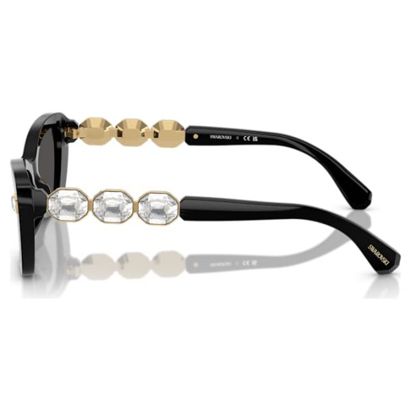 Sunglasses Butterfly shape, SK6033, Black - Image 4
