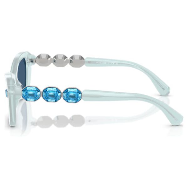 Sunglasses Butterfly shape, SK6033, Blue - Image 4