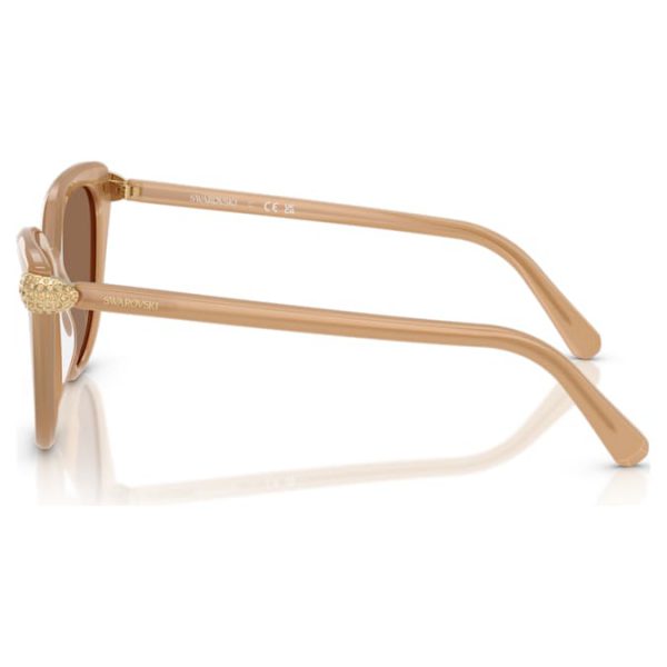 Sunglasses Cat-eye shape, Beige - Image 3