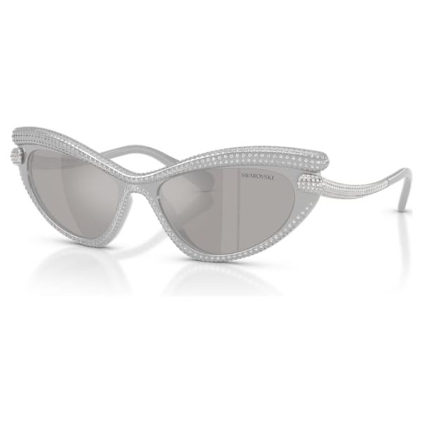 Sunglasses Cat-eye shape, Silver tone - Image 2